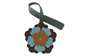 Teal Multi Daisy Bag Charm